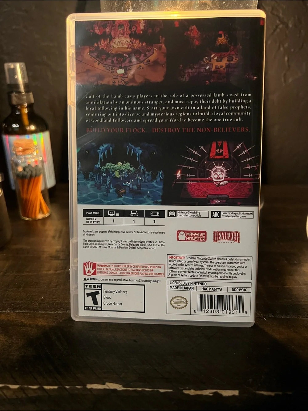 Nintendo Switch - Cult of the Lamb video game
